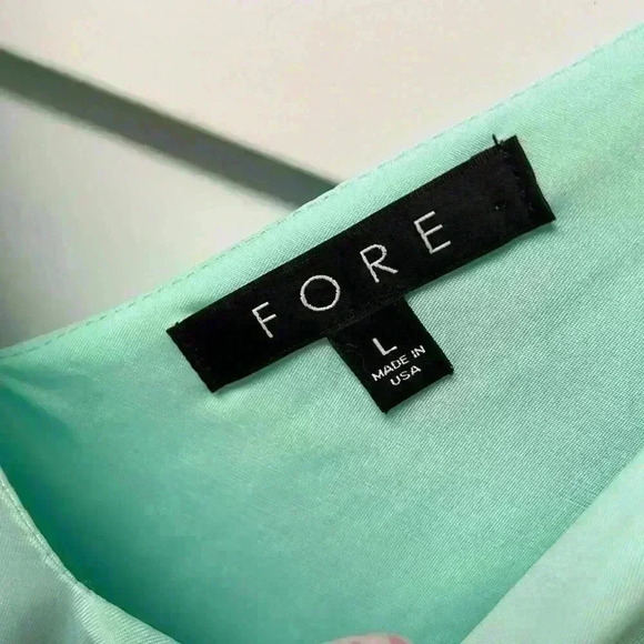 Fore Double Lined Tank Top Women’s Size Large Mint Green NWOT - Picture 2 of 3